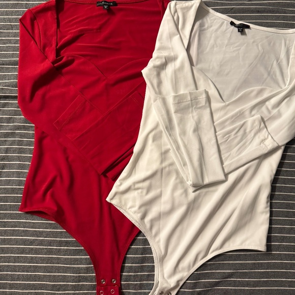 Red & White Bodysuits from Dynamite - Picture 1 of 6